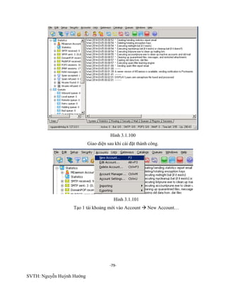 -79-
SVTH: Nguyễn Huỳnh Hướng
Hình 3.1.100
Giao diện sau khi cài đặt thành công.
Hình 3.1.101
Tạo 1 tài khoảng mới vào Account  New Account…
 