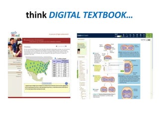 think DIGITAL TEXTBOOK…