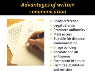 Oral and Written Communication | PPT