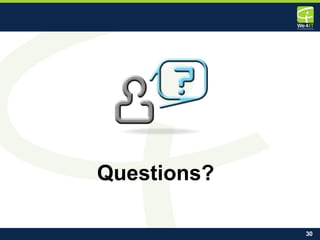 30
Questions?
 