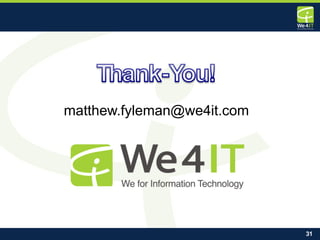 31
matthew.fyleman@we4it.com
 