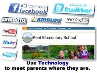 Use Technology
to meet parents where they are.

 