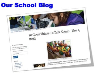 Our School Blog

 