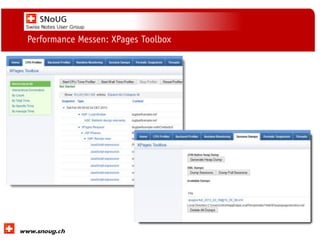 Social Collaboration 39: "Vernetzte Informationswelt“

Performance Messen: XPages Toolbox

www.dnug.de

 