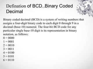 Bcd | PPT