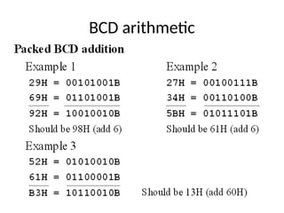 BCD arithmetic
 