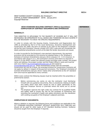 Bcd4 standard building_contract_(without_quantities)_and_schedule_of ...