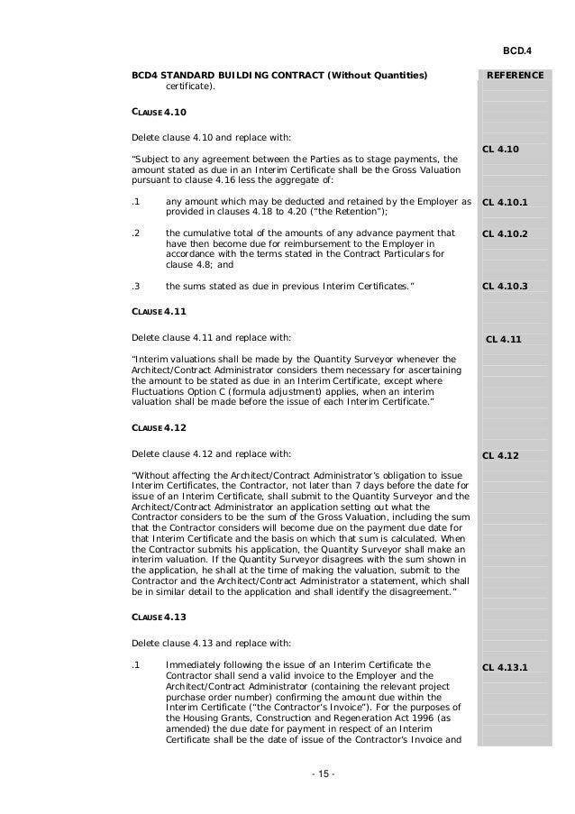 Sample Jct Contract What Is A Jct Standard Building Contract? – NFHQWP