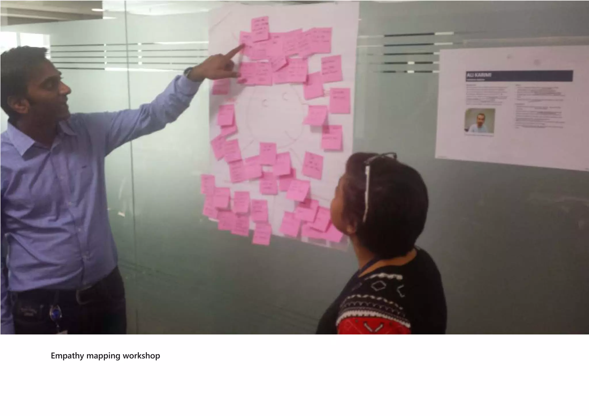 Empathy mapping workshop
 
