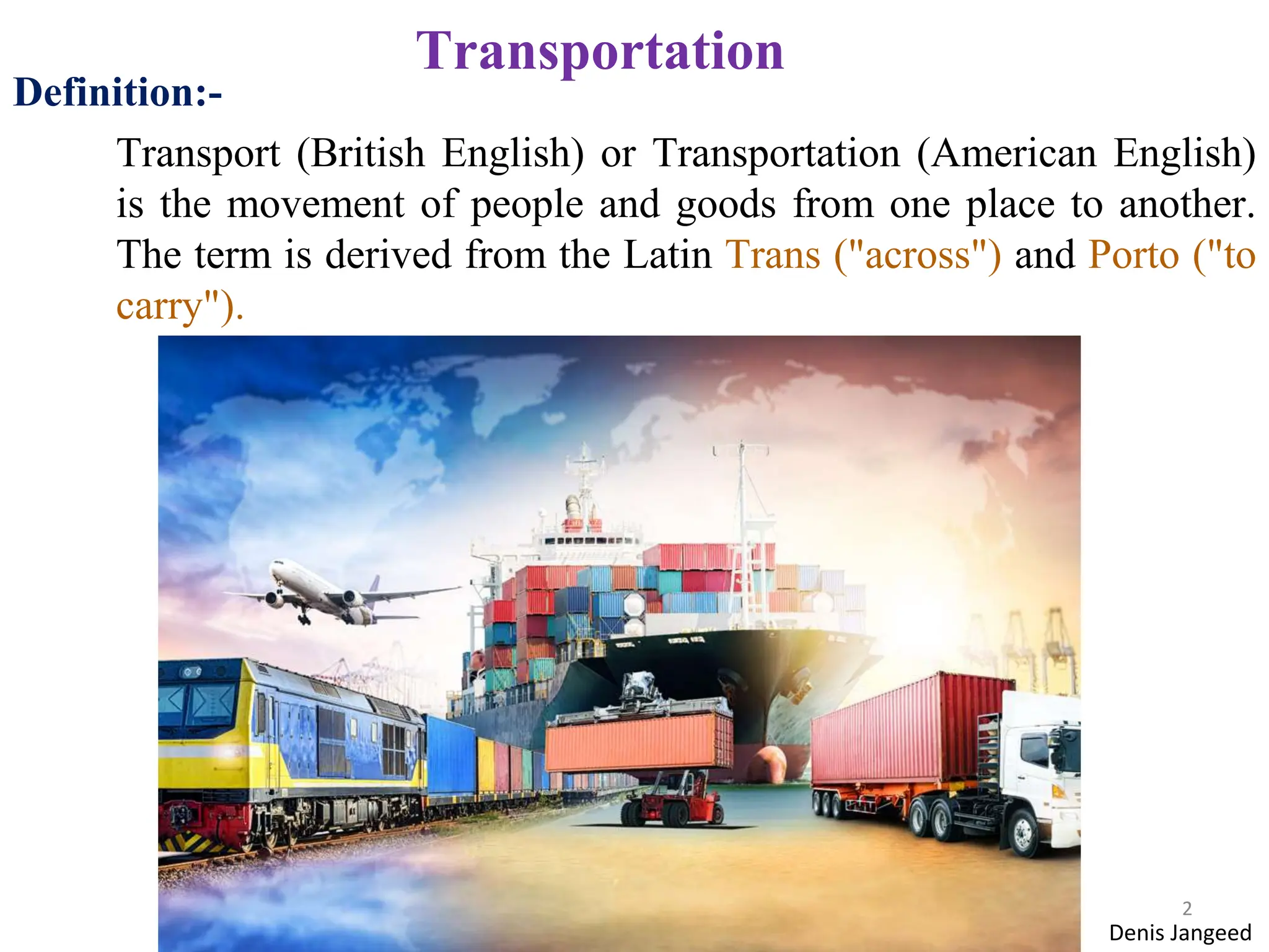 Basic Civil Engineering notes on Transportation Engineering, Modes of ...