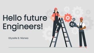Hello future
Engineers!
Glyzelle B. Nisnea
 
