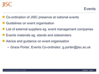 JISC BCE Comms & Marketing | PPT