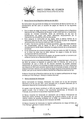 Bce informe tecnico