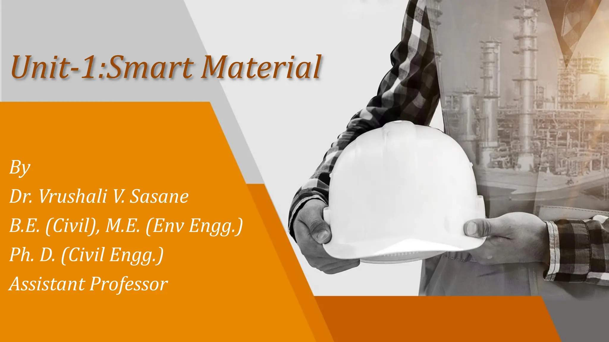 Smart Materials in Construction Industry | PDF
