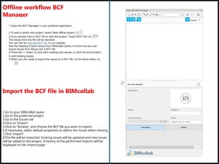 BCF Manager-User manual-Getting started with BCF manager | PPTX