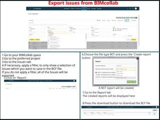 BCF Manager-User manual-Getting started with BCF manager | PPTX