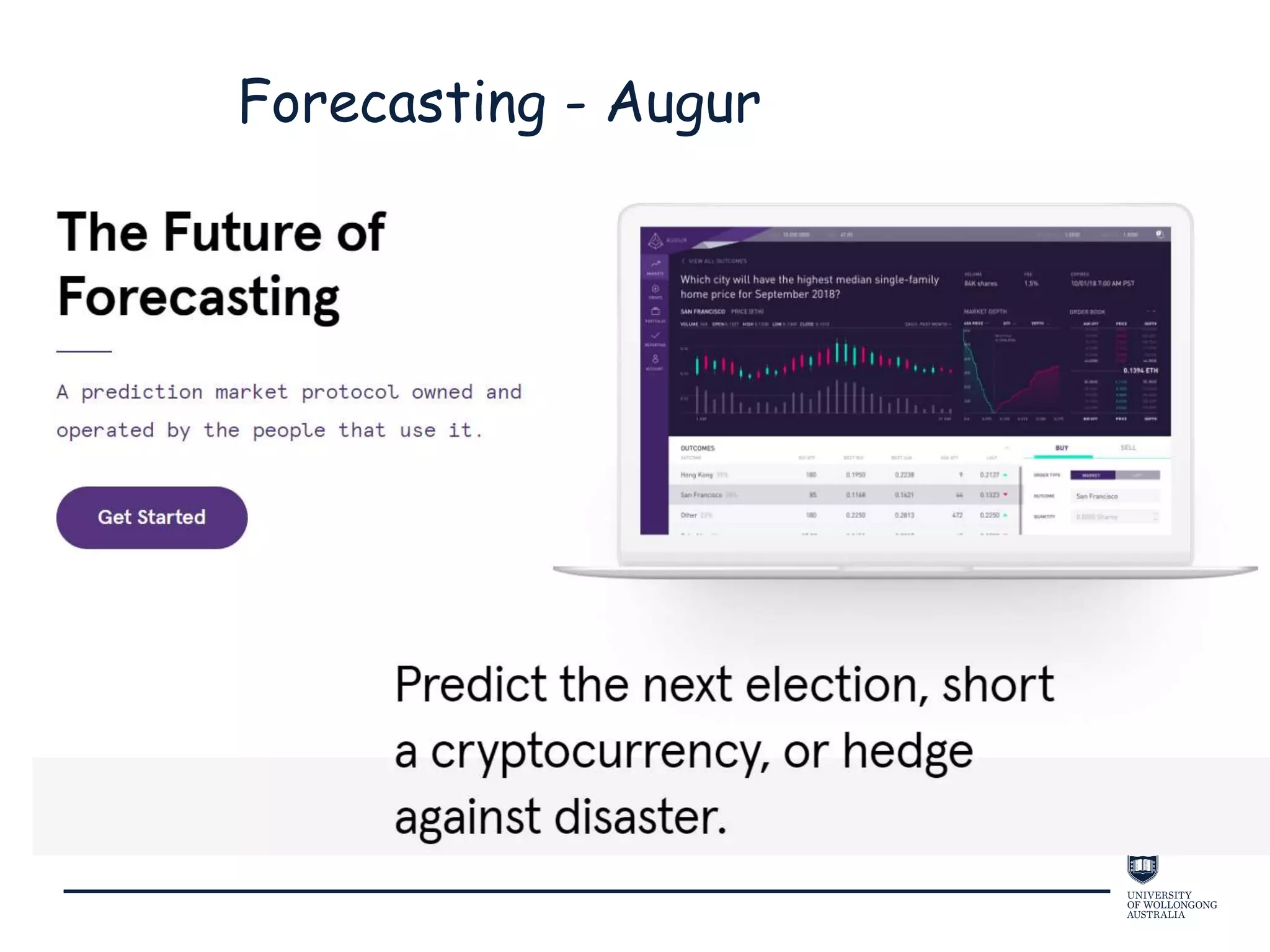 Forecasting - Augur
 