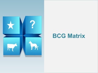 BCG Matrix
 