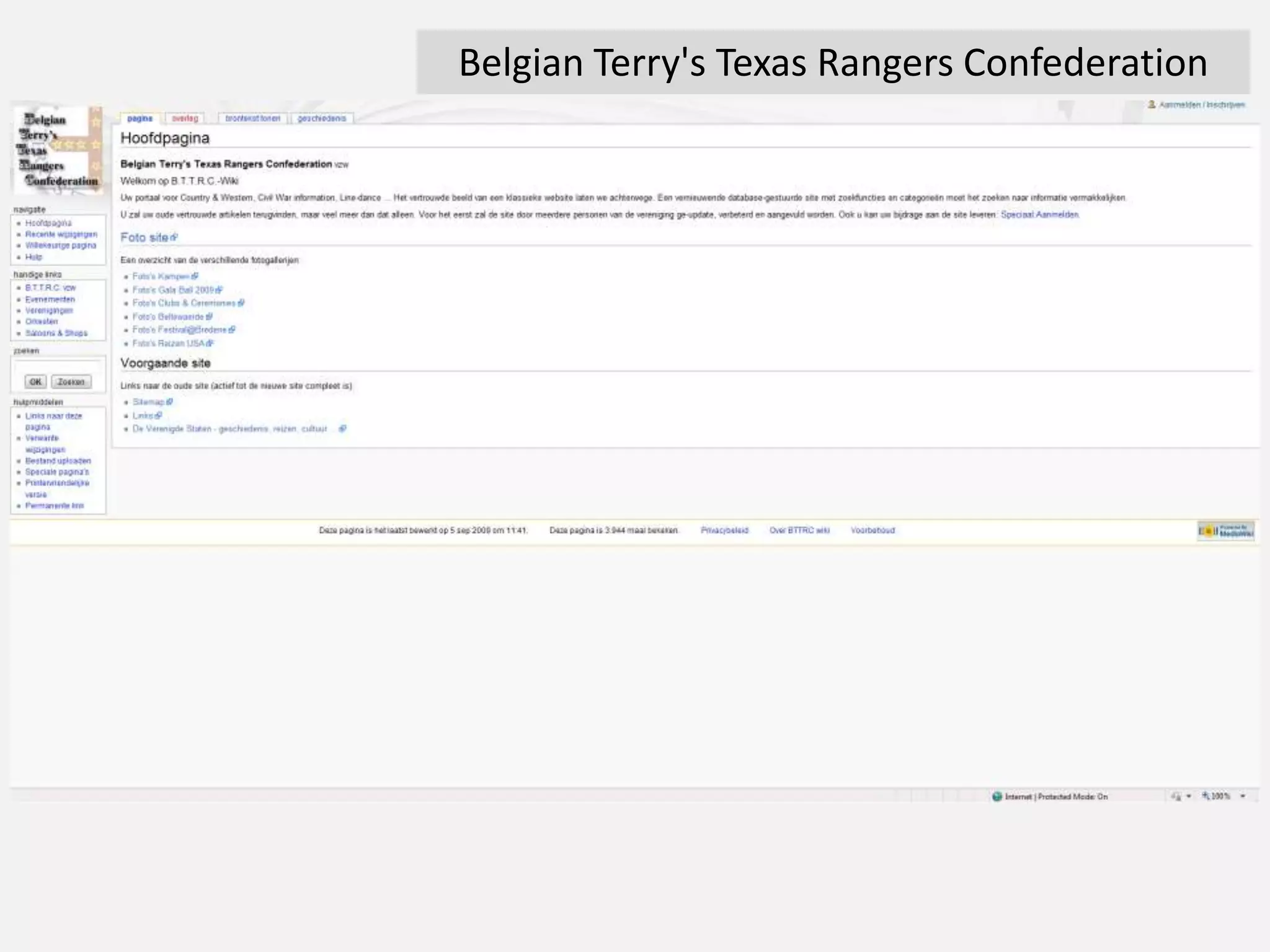Belgian Terry's Texas Rangers Confederation