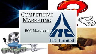 COMPETITIVE
MARKETING
BCG MATRIX OF
 