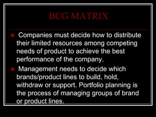 Bcg matrix | PPT | Free Download