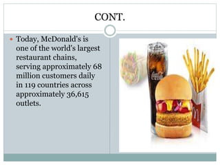 Bcg matrix of mcdonald’s | PPTX