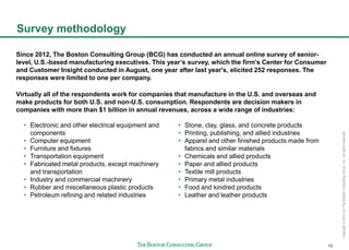 10 
Copyright © 2014 by The Boston Consulting Group, Inc. All rights reserved. 
Do Not Reproduce More Than Two Slides or C...