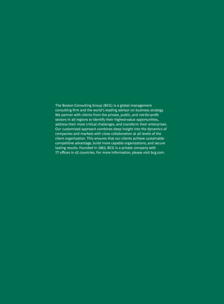 BCG's Report | PDF