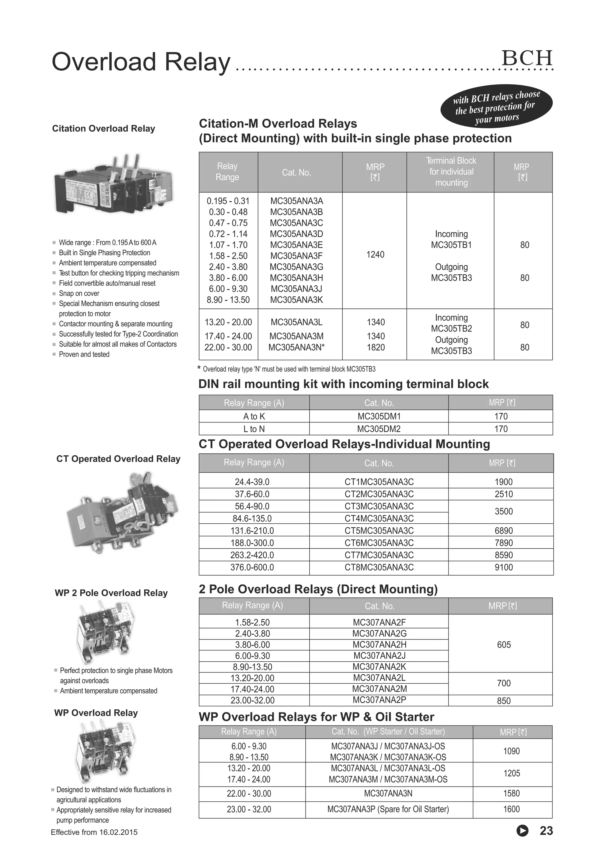 BCH Electric Limited- Complete Product Range Catalogue | PDF