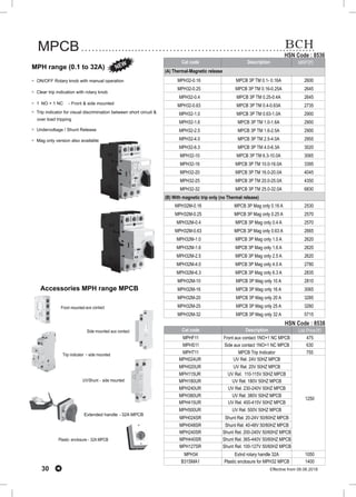 Mpcb Rage BCH All Products Price List | PDF