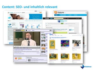 Content: SEO- und inhaltlich relevant
 