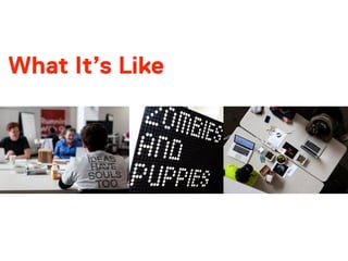 What It’s Like
 