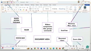 Microsoft Word Basic Function MS word introduction and short cut functions.pptx