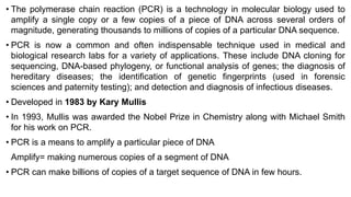 Polymerase chain reaction and its types. | PDF