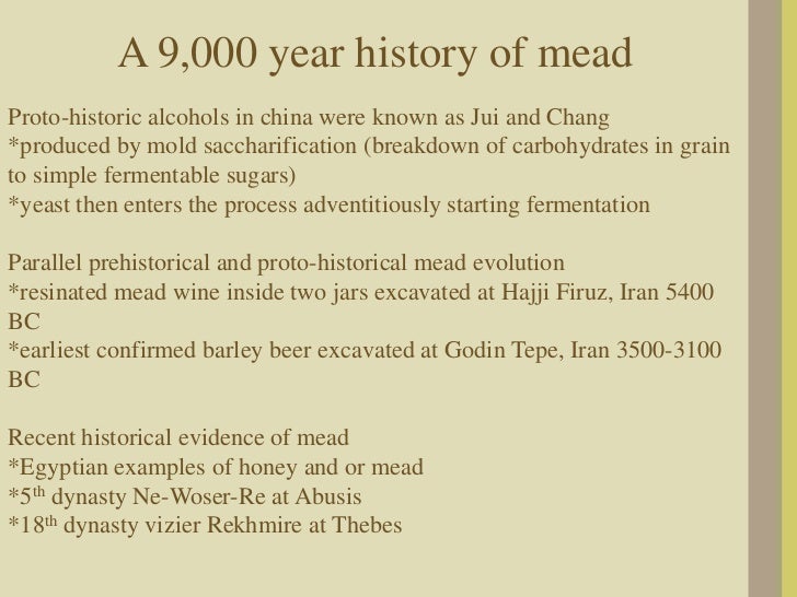 All About Mead (and Tugwell Creek Mead)