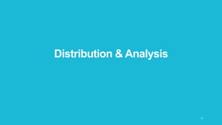 Distribution & Analysis
 