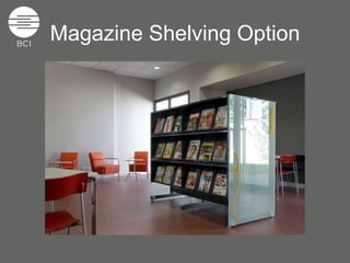 Magazine Shelving Option