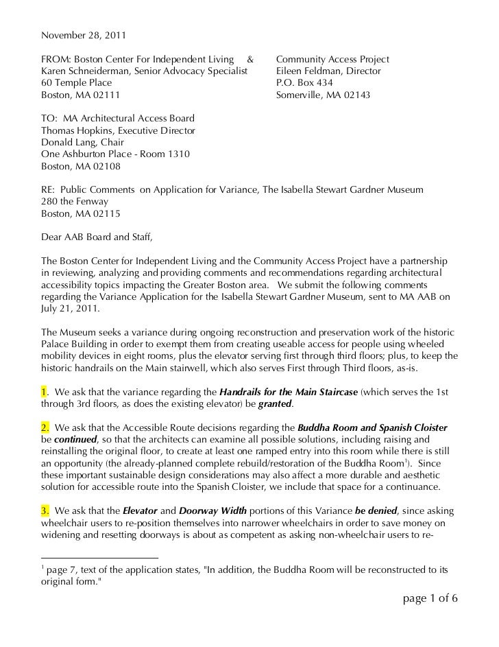 caps bcil comments gardner museum project boston ma living will form ma