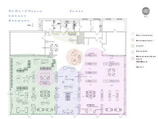 Self-service Information – staff Children Magazines/papers/ AV/Music Adult Præstø Public Library Denmark Zones 