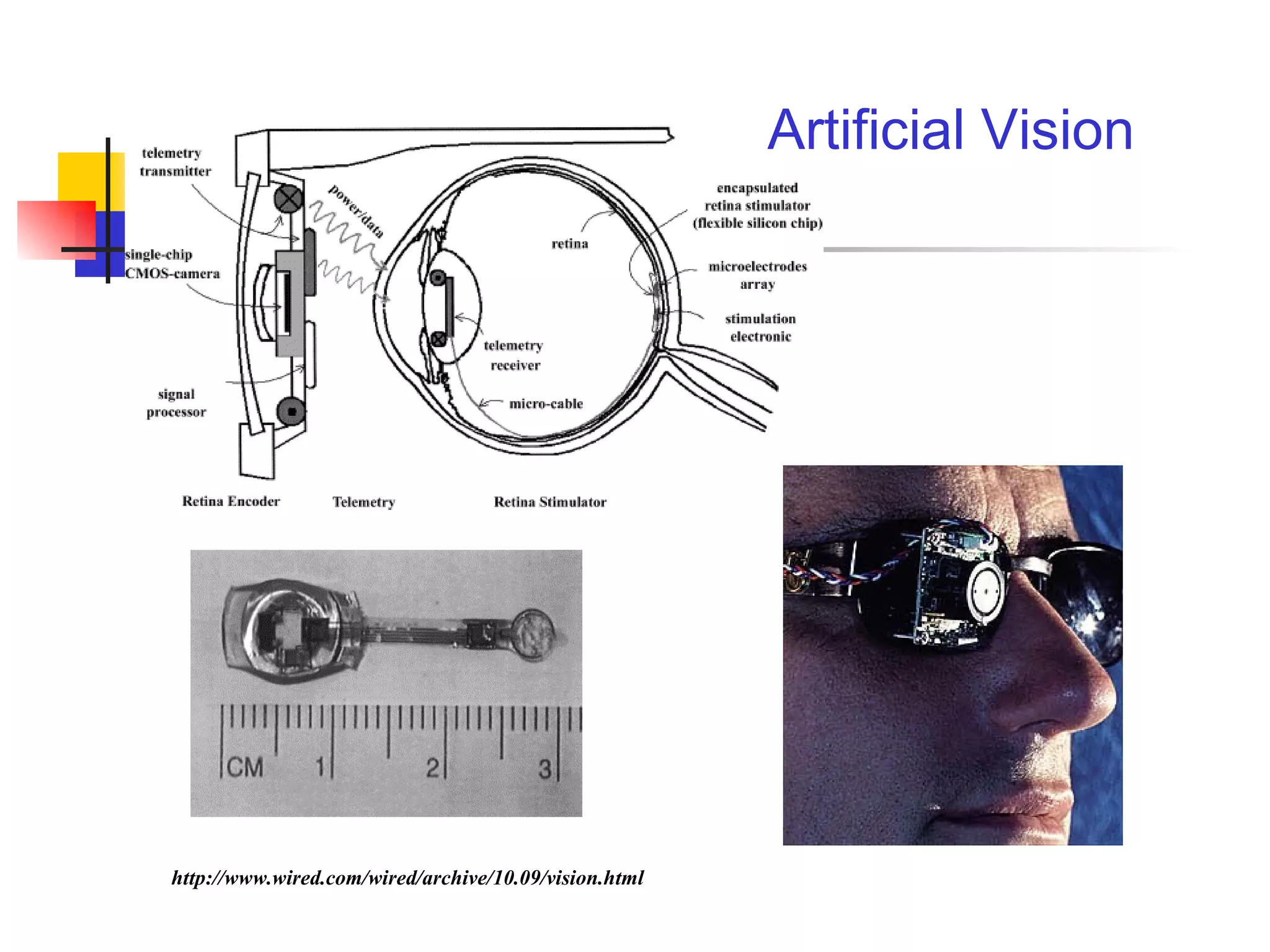 Artificial Vision http://www.wired.com/wired/archive/10.09/vision.html 