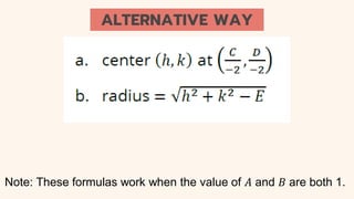 ALTERNATIVE WAY
Note: These formulas work when the value of 𝐴 and 𝐵 are both 1.
 