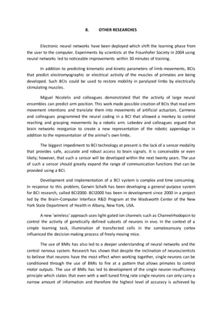 Gerwin Approach Bci report | DOCX