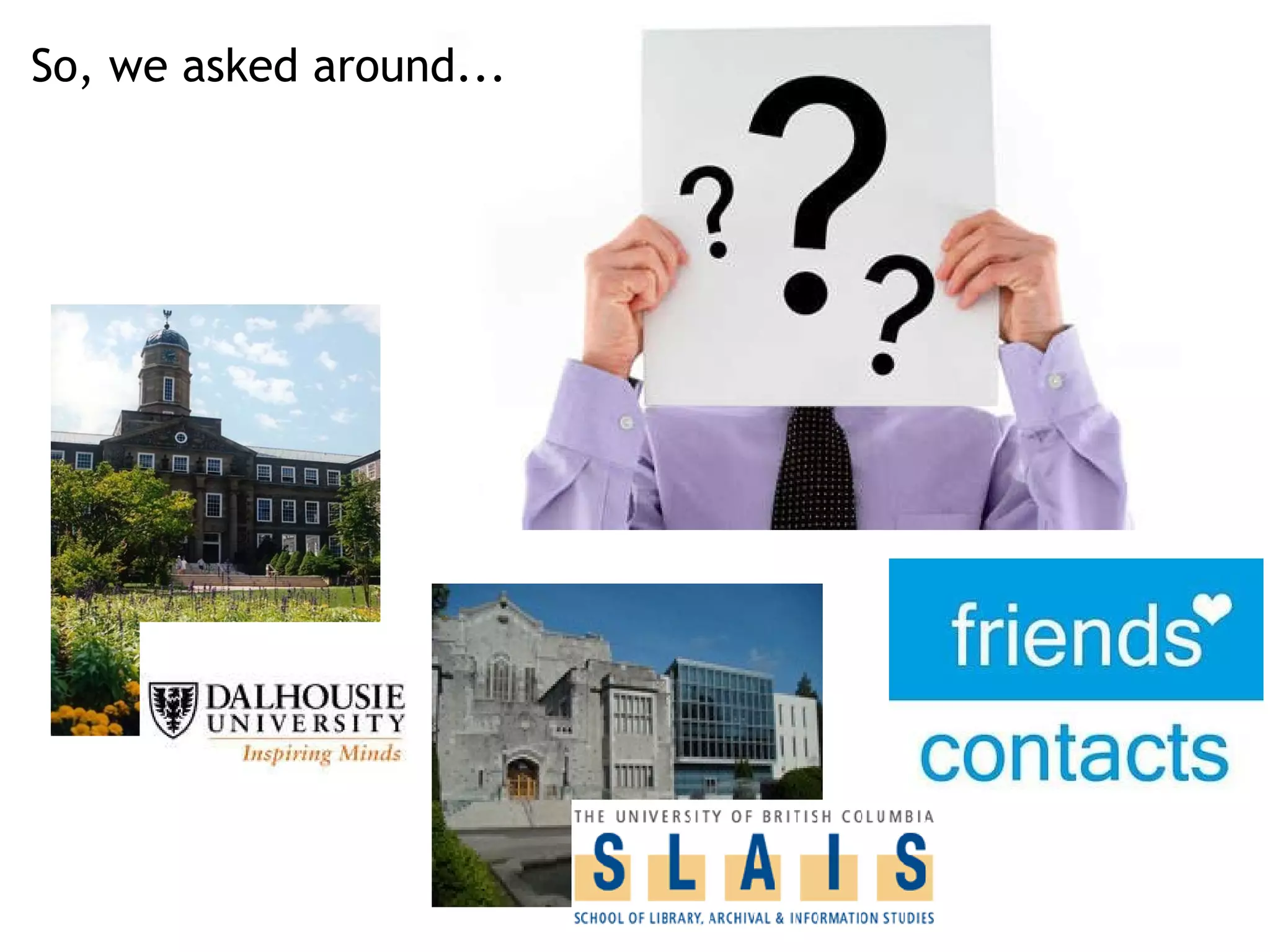 So, we asked around...  