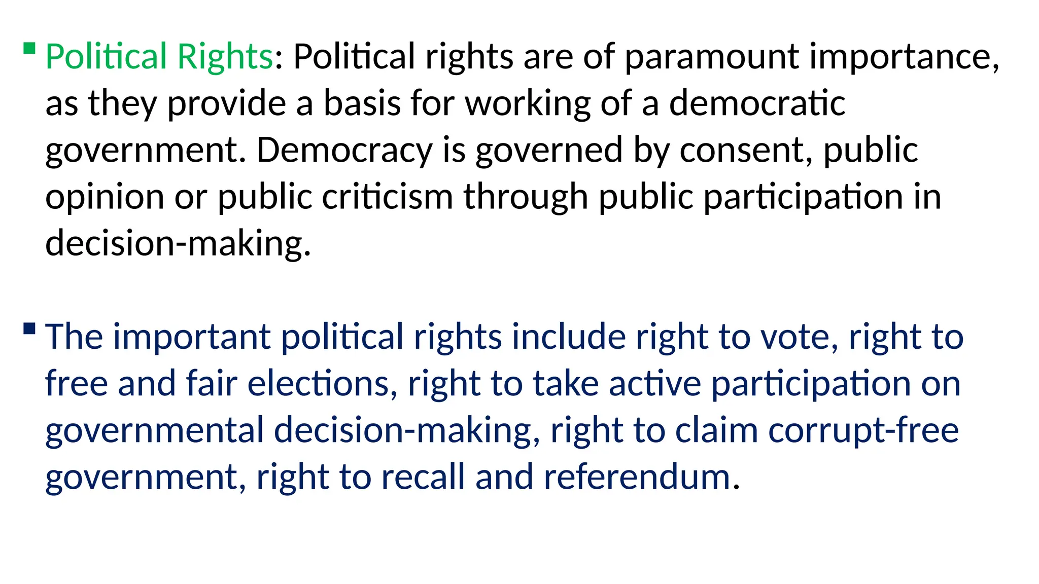 Classification of Human Rights and it's significance | PPTX