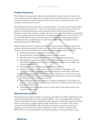 DoD Business Capability Lifecycle (BCL) Guide (Draft) | PDF
