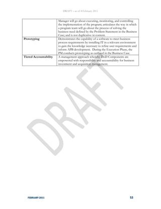 Dod Initial Capabilities Document Example.pdf DoD Business Capability Lifecycle (BCL) Guide (Draft) | PDF