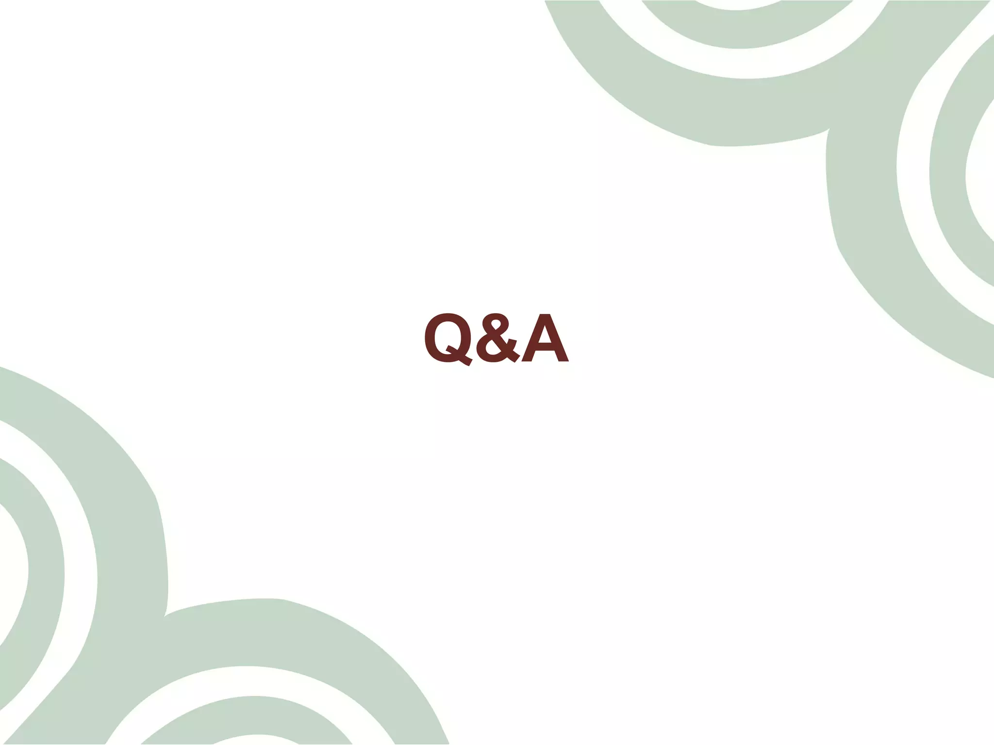 Q&A
 