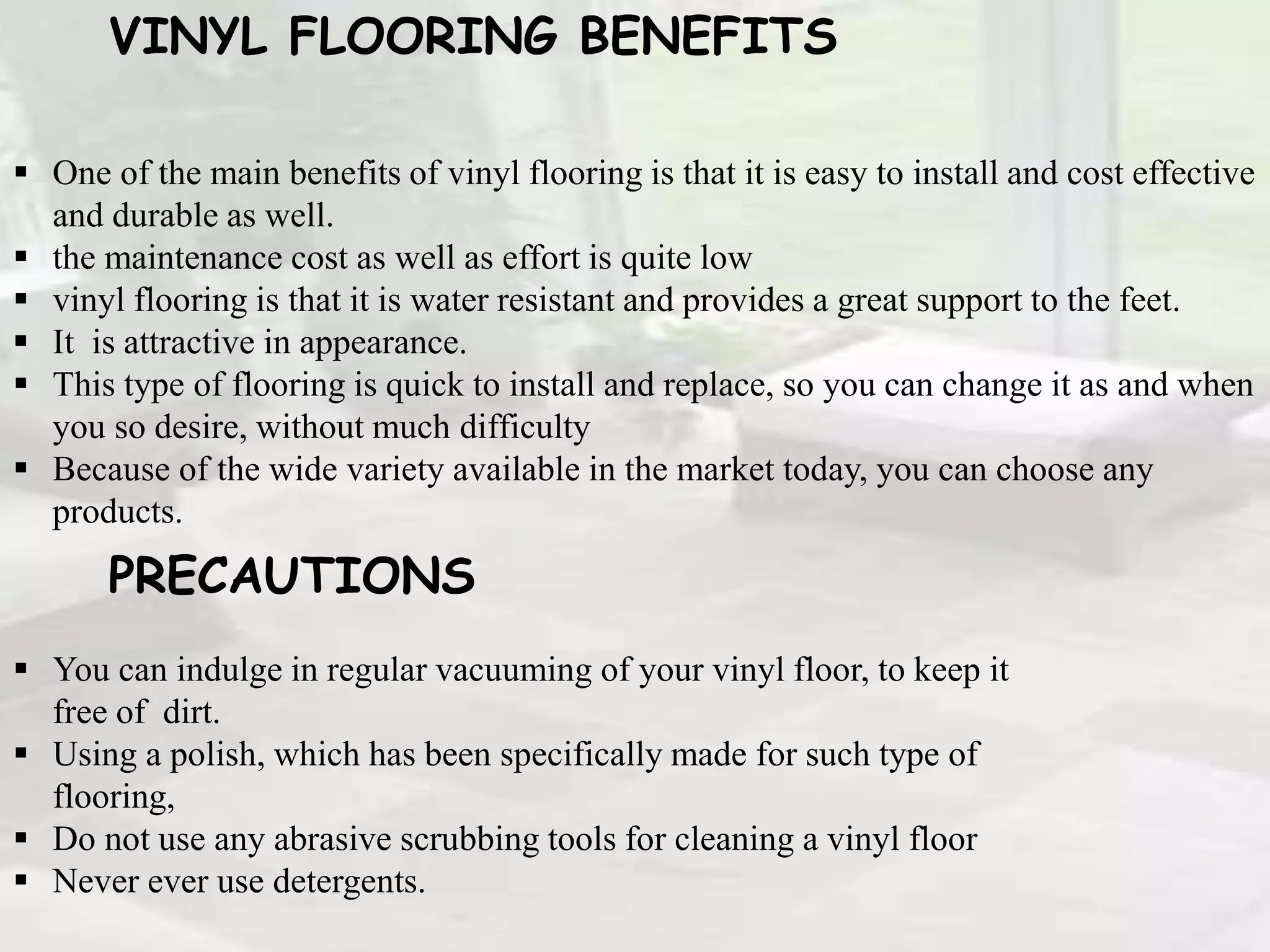 Flooring and its types ppt