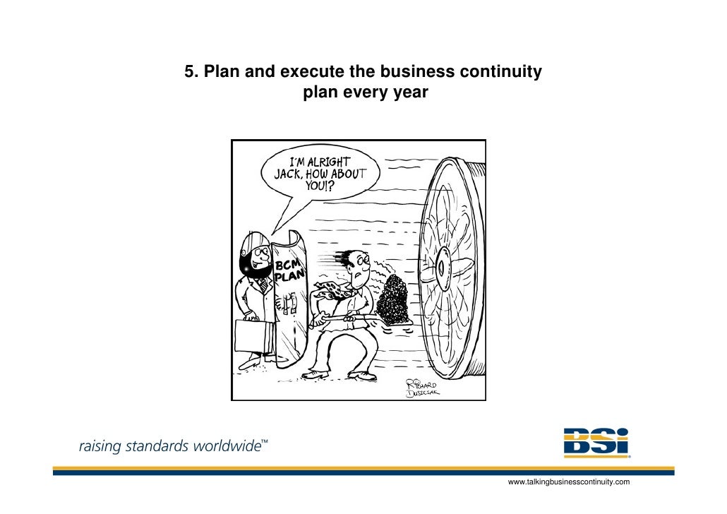 The Perfect Business Continuity Manager