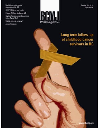 British Columbia Medical Journal, December 2010 issue - Cover